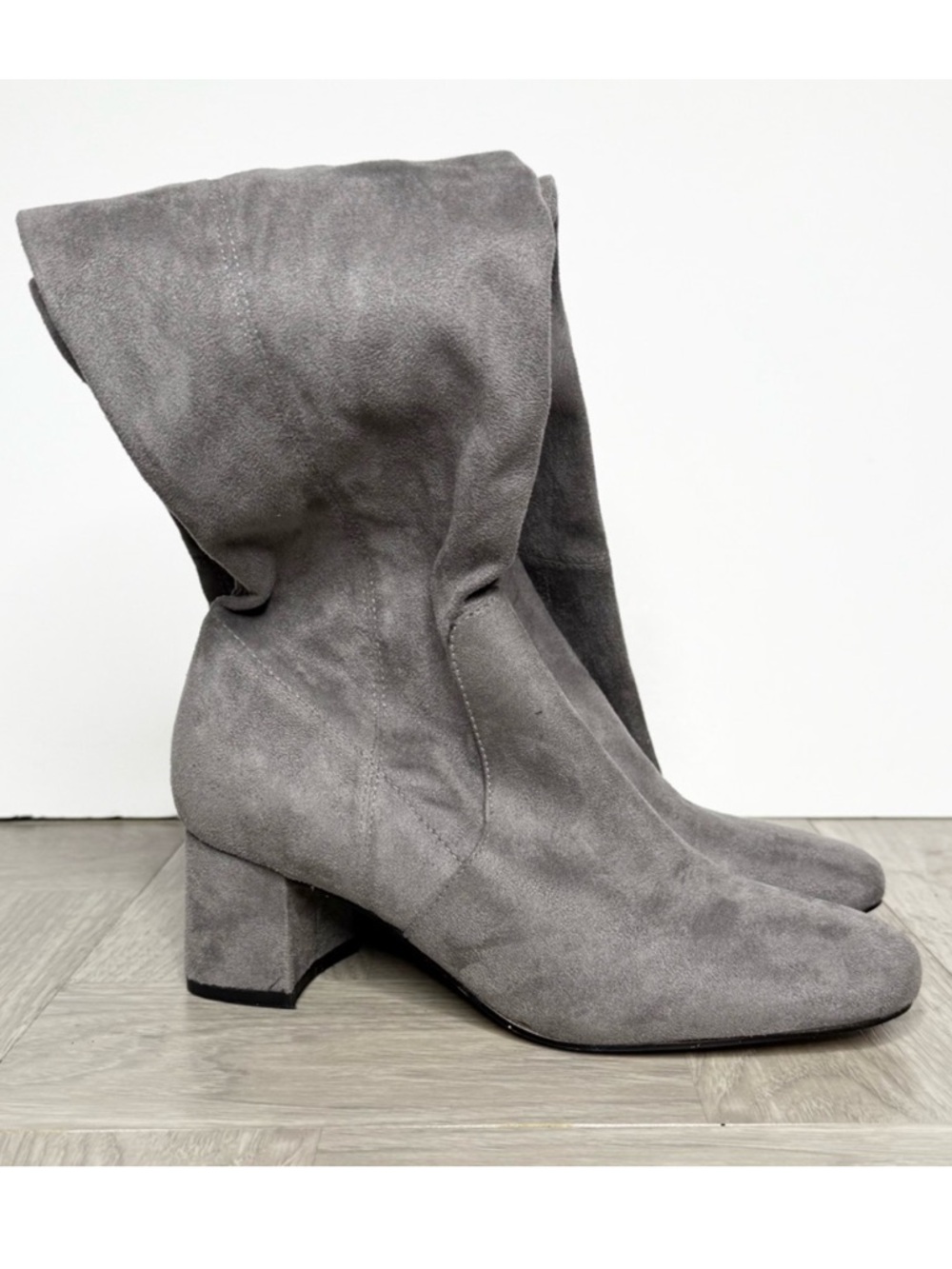 Marc Fisher Charlote Gray Over The Knee Boot 6 1/2 M